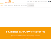 Tablet Screenshot of presupuestalo.net